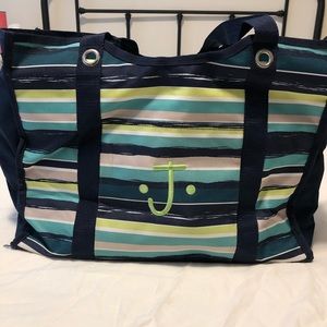 thirty-one large zipper tote